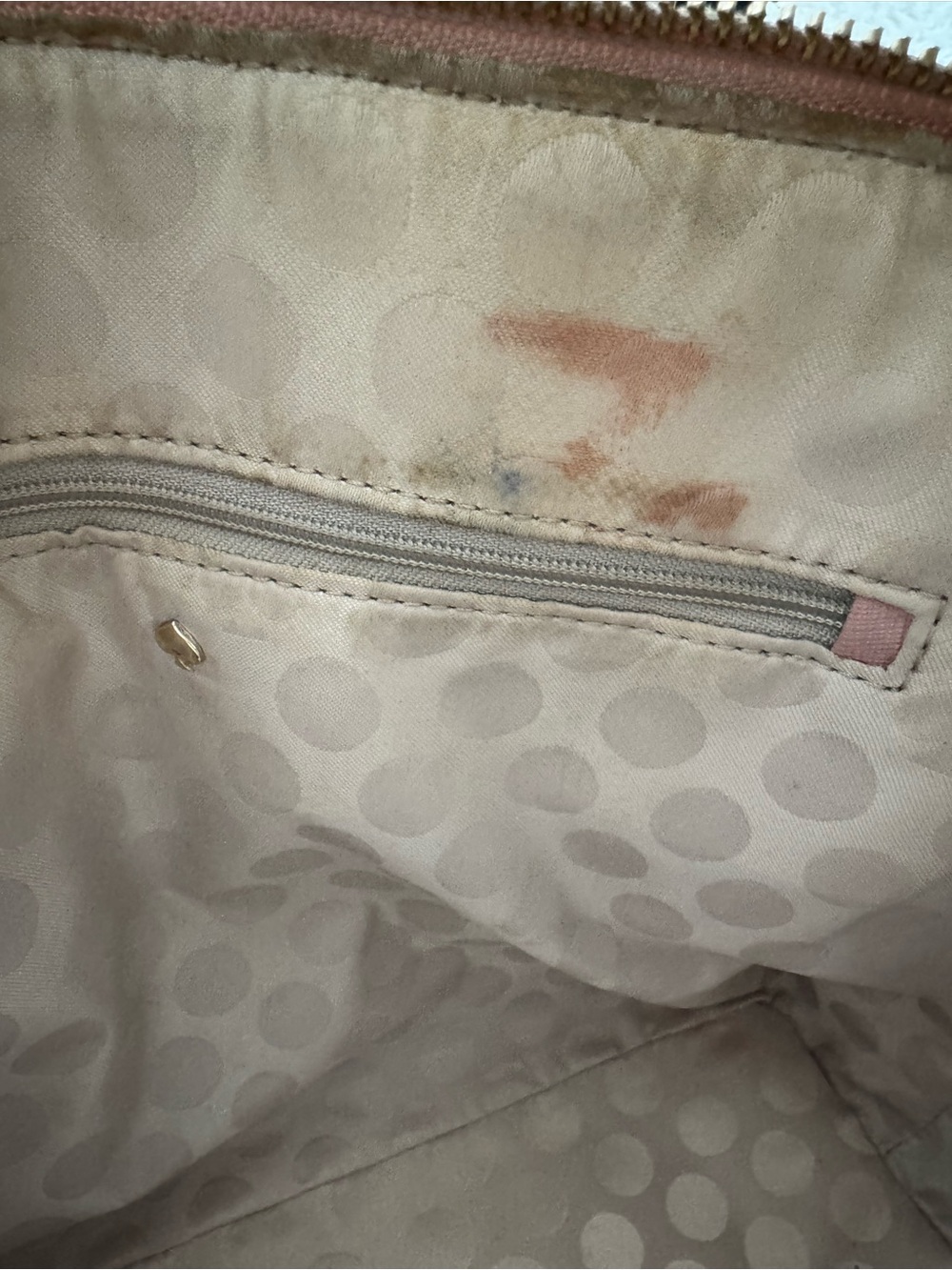 Kate Spade Dusty Pink Saffiano Satchel with Gold Hardware & Matching Wallet - Picture 10 of 16